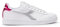 Diadora TORNEO Wn, Bianco (silver/fucsia red) Scarpe da Ginnastica Donna, 37 EU