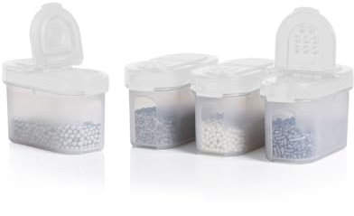 TUPPERWARE Kleine Gewürzstreuer 1/2 Tasse 125ml 4er Set Baumwolldichtung