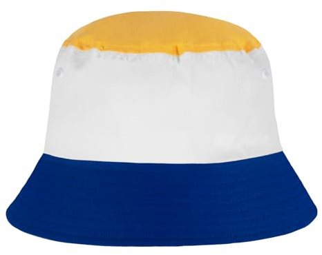 fan originals Leeds Colours Tricolour Yellow White Royal Bucket Hat S/M