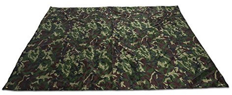 Lona de la Tienda, Tela de Nylon Camuflaje Ligero Portátil Impermeable Lona Refugio para Acampar, Viajar, Pesca (3 * 2,9 Metros)