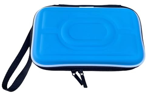 Hzycwgone Custodia per Nintendo Gameboy Advance Color Pocket GBA/GBC/GBP/DS Lite/NDSL/NDSi,Trasporto da Viaggio Borsa Rigida per GBA/GBC/GBP/DS Lite/NDSL/NDSi(Blu)