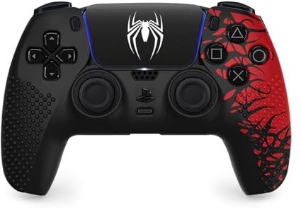 Coque en Silicone antidérapante pour Manette PS5, Accessoires de Manette PS5, Coque de Protection Souple pour Manette Playstation 5 avec Autocollants tactiles