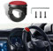 deemars Lenkradknopf Spinner, Car Power Handle Lenkrad Spinner, 360-Grad drehbarer Lenkradknopf Ball, Universal Auto Fahrhilfe Zubehör für Autos, Lastwagen, Boote (Rot)