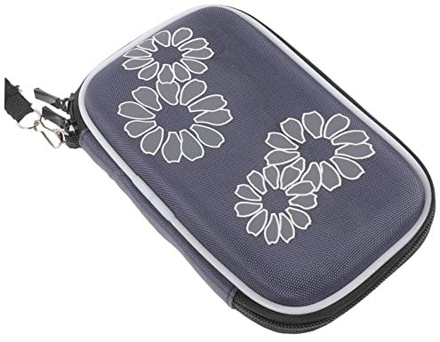 HOMOCONO Custodia Hard Disk Esterno Con Design Stampato Box Protezione Rigido Portatile Con Bande Elastiche e Tasca Rete Per Cavi Custodia Disco Rigido Portatile Adatta Per Zaino e Borsa