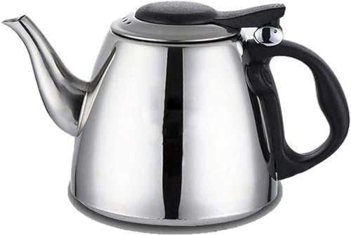 ABBNIA 304 Stainless Steel Small Tea Kettle Food Grade Stovetop Teapots Tea Pot for Stove Top Pour Over Tea Kettle With Cool Handle for Camping Home Kitchen for Making