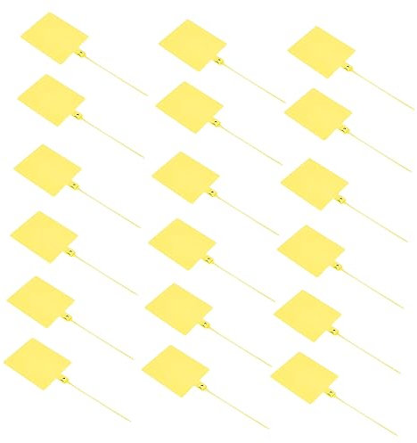 OFFSCH 100piezas Etiquetas De Plástico Para Cables De Cable Etiquetas De Identificación