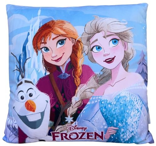 CARTOON Disney Frozen Kissen Kissen Weich Polyester Doubleface 38x38cm Wohnkultur Zubehör