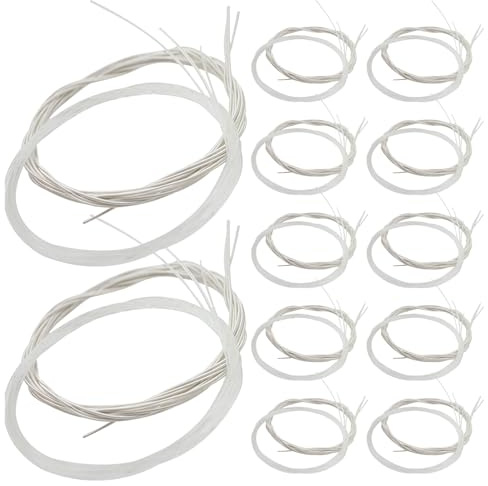 FUTUREORYY 24 Pezzi Di Corde Per Chitarra Classica In Nylon Accessori Per Chitarra Trasparenti