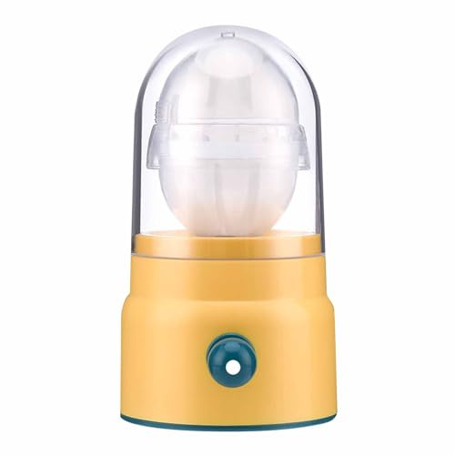 Mtlavishness Shaker manuale per uova, frullatore per albume e tuorlo, facile da usare, creatore per uova dorate, per, con principio della forza centrifuga, miscelazione in 10 (Gialla)