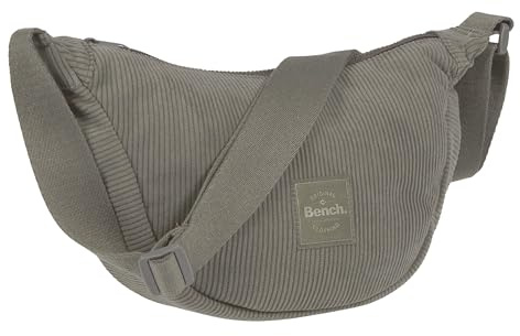 Bench Schultertasche Moon Bag Cord Medium 64230-2600 Khaki Oliv + Etui