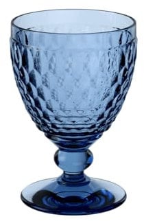 Villeroy und Boch Boston Coloured Rotweinglas Blue, 310 ml, Kristallglas, Blau