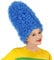 W WIDMANN MILANO Party Fashion 5998M - Perücke Cartoon, blau, Comic, Turmfrisur, Mottoparty, Karneval