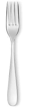 Alessi Stainless Steel Design Table Fork, 6 Pieces, 19.5 cm, White