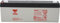 Yuasa NP2.3-12 Chargeur Noir, Blanc