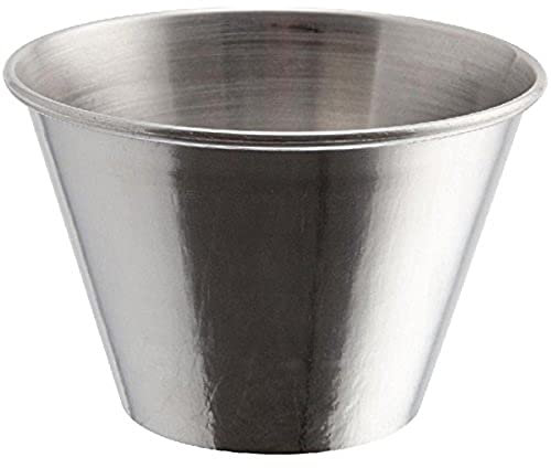 Genware NEV-RAMST6 Ramekin, 6 oz., Stainless Steel
