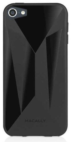 Macally FLEXFITB-T5 Flexible Schutzhülle für iPod Touch 5 (Material TPU) schwarz