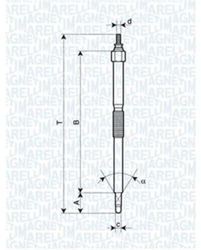 Magneti Marelli 062900054304 Glühkerze