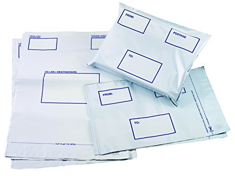 5 Star Elite Envelope Polythene Opaque C3 335x430mm Peel & Seal [Pack 100]