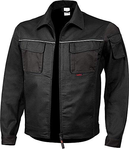 Qualitex Arbeitsjacke Professionell Pro MG 245 – mehrere Farbe Gr. XX-Large, schwarz