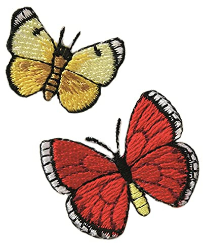 Mono-Quick GmbH Applikationen - Tiermotive - aufbügelbar Schmetterlinge ca. 1,0x2,0 cm farbig 2 St
