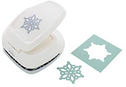 Bira 1.5 inch Silhouette Craft Lever Punch for Scrapbooking Cards Paper Arts (Snowflake)