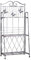 Outsunny 3 Tier Plant Stand Indoor Outdoor, Metal Plant Shelf Flower Display Rack for Potted Plants Garden Balcony Decor, 44 x 25 x 96 cm