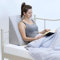 Badum - Rückenkissen - Keilkissen Bett - 60 x 50 x 30 cm - mit Schicht aus Memory Foam, Bezug Abnehmabar & Waschbar - Lesekissen, Matratzenkeil, Ergonomisches Kissen