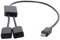 chenyang CY câble Micro USB OTG, câble Hub Micro USB 1 mâle à 2 femelles double Ports pour ordinateur portable, souris et disque Flash