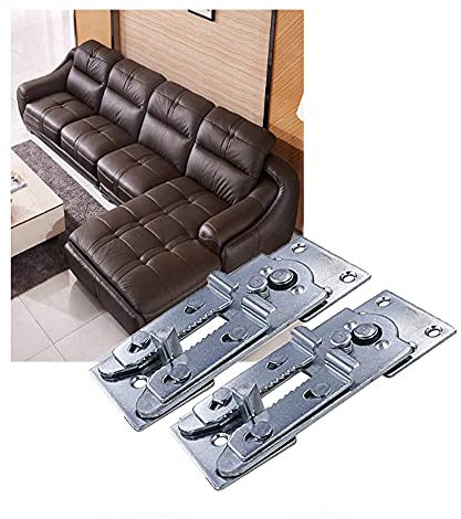 AWEN 2 Stück Sektionale Sofa-Verbindung mit Schnappverschluss, Couch-Clips Möbelverbinder, Schnappverbinder Befestigung für Sofa Möbel
