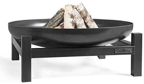 Feuerschale Panama Ø 80 cm Feuerstelle für Garten aus Stahl Feuerkorb als Wärmequelle oder Grill CookKing
