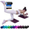 REFIT FITNESS 2er Set Yoga & Fitness Pad Comfort-Mini 25 x 61 x 1.5 cm PainProtect SmartCell NBR Yogamatte Klein Rutschfest Sportmatte Gymnastikmatte Matte Sport Gymnastik Knie Knee Pads Aubergine