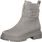 s.Oliver Damen Stiefeletten ohne Absatz aus Kunstleder mit Reißverschluss, Beige (Ivory), 37 EU