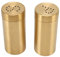 2 Uds de Acero Inoxidable a Prueba de Herrumbre Dorado Salero y Pimentero Tornillo Abierto Superior Condimento Coctelera Botella Tarro de Especias Dorado Dispensador de Especias