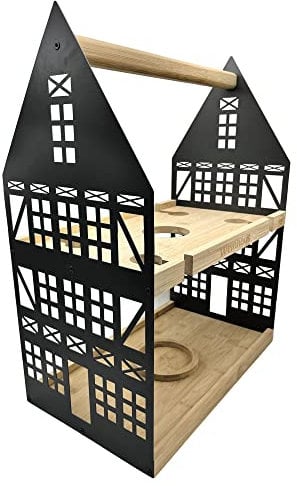 UNUS Etagere Weinhaus schwarz