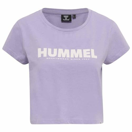 hummel hmlLEGACY Cropped T-Shirt Damen lila, S Damen