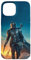 iPhone 15 Star Wars The Mandalorian and Grogu Sunset Poster Case
