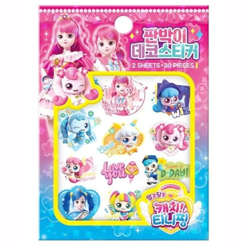 캐치! 티니핑 Catch! Teenieping Season 3 Deko Aufkleber - 2 Bögen, 30 Stück