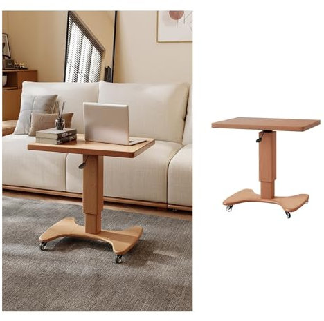 TCDHICY Kaffeetische Couchtisch aus Holz, Hubtisch aus Kirschholz, Beistelltisch for den Haushalt, beweglicher Holzschreibtisch, Wohnzimmer-Teetisch Wohnzimmer-Cocktail-Tabelle