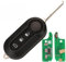 Guscio Chiave auto a distanza Controllo remoto telecomando radiocomando portachiavi per Fiat MPV Bravo/Ducato 500 Doblo Qubo Grande Punto Citroen Jumper Peugeot Boxer 433.92 ID46