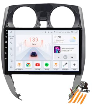 Autoradio Android 13.0 Navi 2 DIN Stereo für N-issan Note 2012-2020 Sat GPS Navigation 10.1 Zoll Cartablet DVD Multimedia Player FM BT Receiver mit Carplay 4G 5G WiFi DSP SWC,Y100s