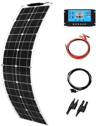 AISINILALAO 30W-600W Flexible Solar Panel 12V Ladegerät Dual USB Mit 10A-100A Controller Solarzelle Power Bank für Telefon Auto Yacht