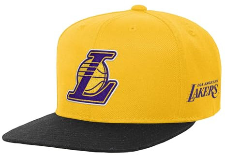 NBA Kids Youth 8-20 Official 2-Tone Snapback Hat Cap - One Size, Los Angeles Lakers, Einheitsgröße