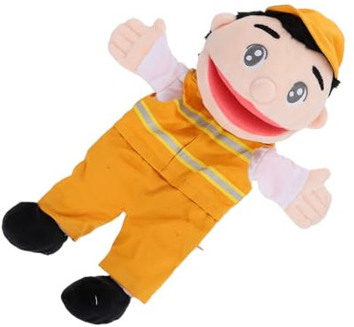 HEMOTON Professionelles Spielzeug Handpuppe Puppen Geschichtenerzählen Handpuppen Stofftiere Für Puppen Für Plüschhandpuppen Handpuppe Stofftier Orange Pp Baumwolle