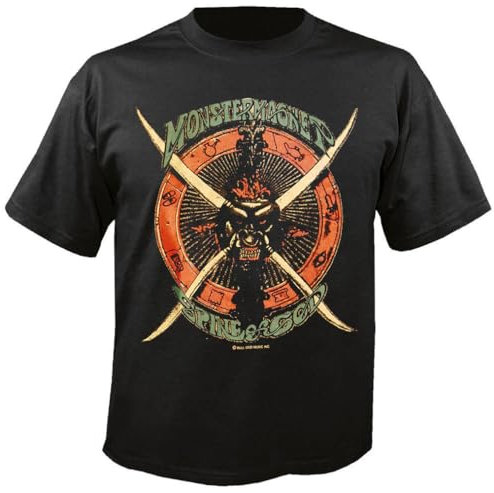 Monster Magnet - Spine of God - T-Shirt (DE/NL/SE/PL, Alphanumerisch, L, Regular, Regular, Black)