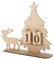 BUGUUYO 1 Satz Countdown-Kalender aus Holz countdown kalender countdown calender Weihnachtsdekoration für den Schreibtisch Weihnachtsbaum Ornamente Weihnachtszubehör kalender hölzern
