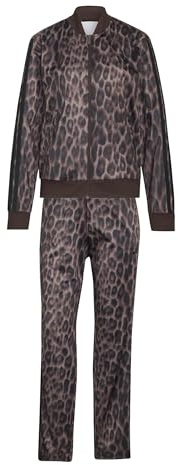adidas Damen Essentials 3-stripes Tracksuit Animal Aop Trainingsanzug (1er Pack)