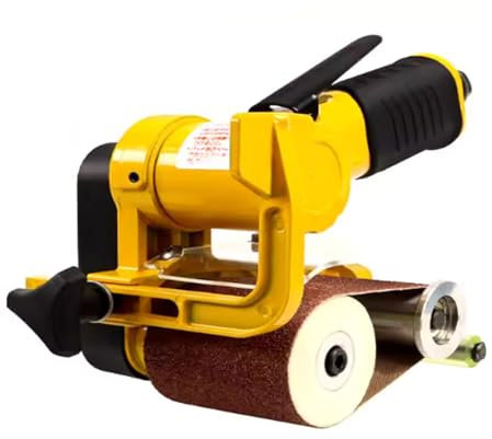 Levigatrice pneumatica a nastro, 1/4, 10000 giri/min, ad alta efficienza, per levigatura di precisione, ideale per la rimozione del materiale