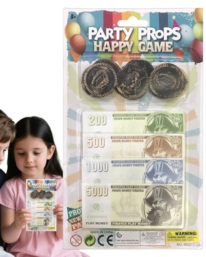 manhegari Geld Spielzeug | Lernspiel Bank Kinder, Zubehör Rollenspiel Kinder für Schule Geburtstag Reise Dekoration Haus