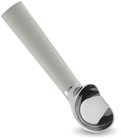 Cucchiaio da gelato intelligente con batteria ricaricabile Design ergonomico perfetto per creme allo yogurt Facile ricarica Cucchiaio per crema elettrico in metallo per uso alimentare