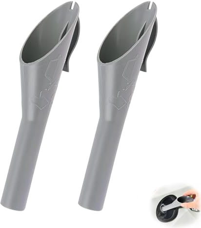 Imbuto universale, 2 pezzi, imbuto per carburante, diesel, olio diesel, imbuto per carburante, benzina, auto, diesel, carburante senza tappo